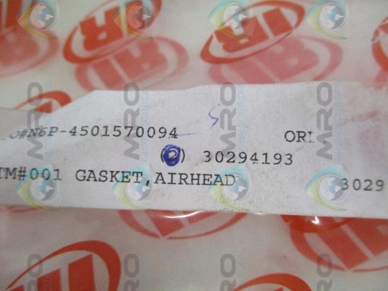 INGERSOLL RAND 30294193 AIRHEAD GASKET * NEW IN FACTORY BAG *
