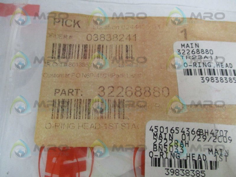 INGERSOLL RAND 32268880 O-RING  NSMP