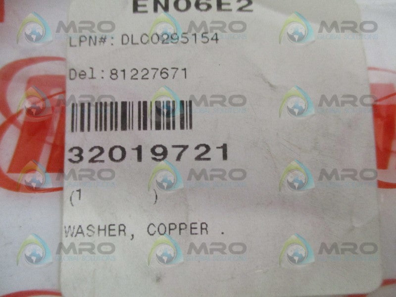 INGERSOLL RAND 32019721 COPPER WASHER * NEW IN FACTORY BAG *