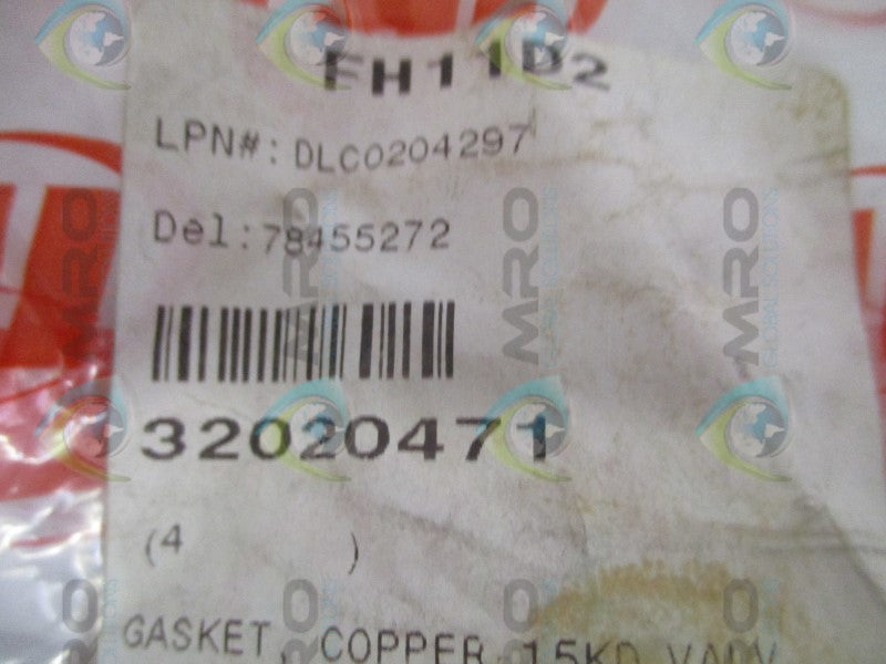 INGERSOLL RAND 32020471 COPPER GASKET * NEW IN FACTORY BAG *
