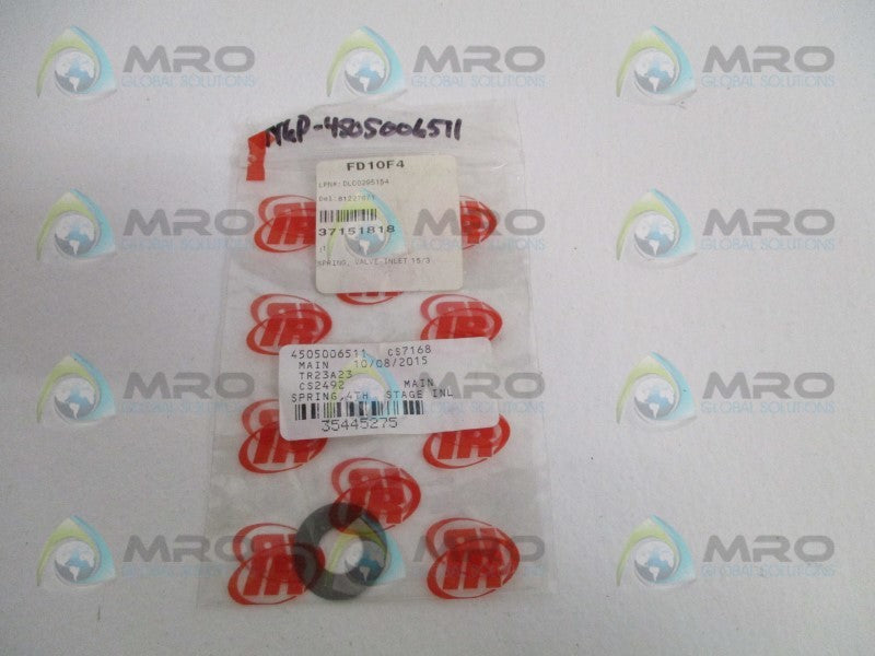 INGERSOLL RAND 37151818 INLET VALVE SPRING * NEW IN FACTORY BAG *