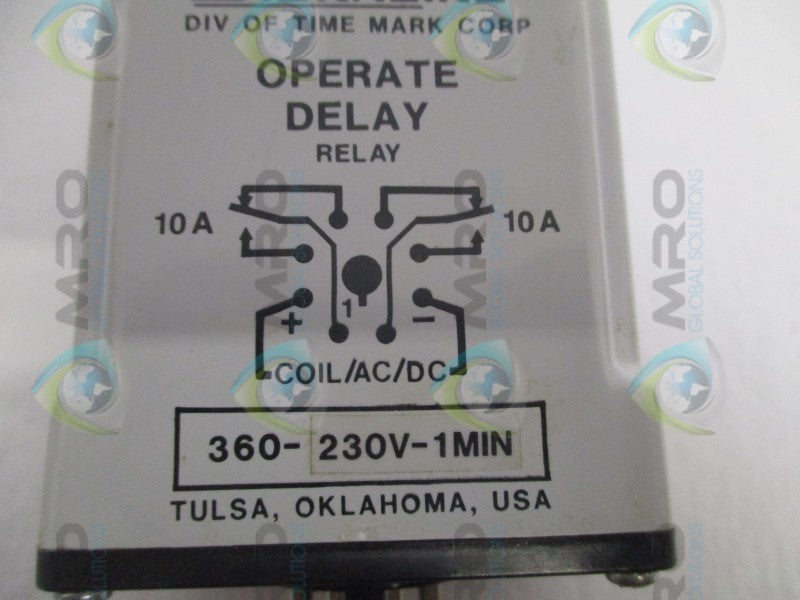SIGNALINE 360-230V-1MIN OPERATE RELAY  UNMP