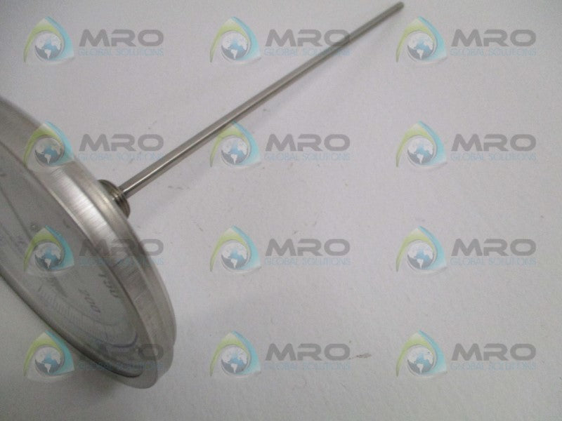 ASHCROFT 50EI60R120-0/250F BIMETAL THERMOMETER 0/250F -20-120/C  NSMP