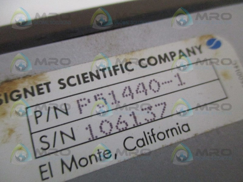 SIGNET SCIENTIFIC P51440-1 CONDITIONER (AS PICTURED)  NSMP
