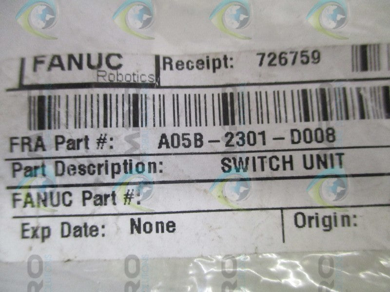 FANUC A05B-2301-D008 SWITCH UNIT  NSMP