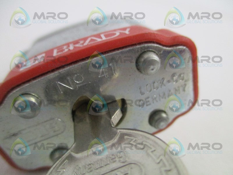 BRADY NO. 41 R00917 LOCK  NSNP
