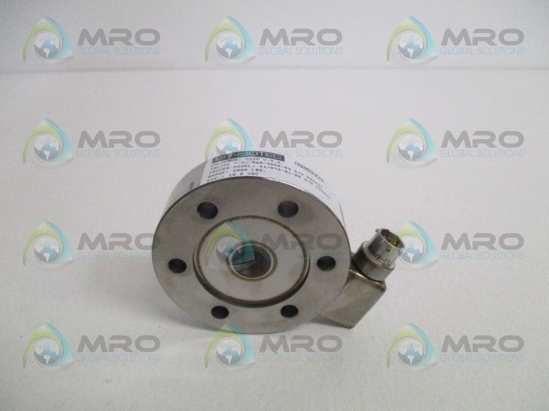 SENSOTEC 060-3656-03 41/572-01-06 LOAD CELL RANGE: 2000 LBS  NSNP