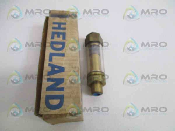 HEDLAND 3805611 FLOW METER .02-2.0 GPM H2O 300 PSI  NSMP