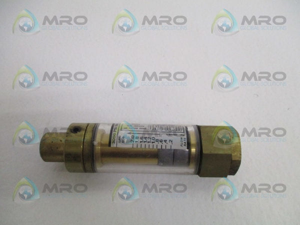 HEDLAND 3805611 FLOW METER .02-2.0 GPM H2O 300 PSI  NSMP
