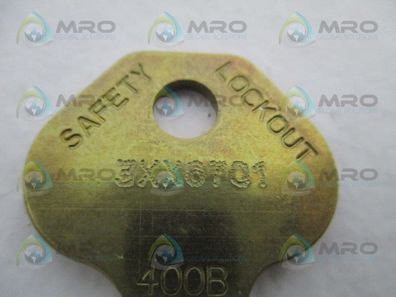 MASTER LOCK 410KALTW400GRN 3XX6701 PADDLOCK  NSMP
