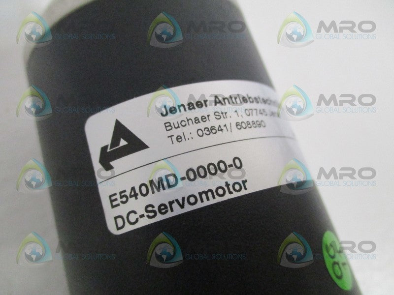 JENAER E540MD-0000-0  DC SERVO MOTOR  NSNP