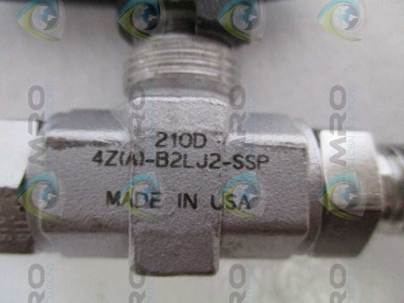 PARKER 4Z-B2LJ2-SSP 2-WAY BALL VALVE  NSNP