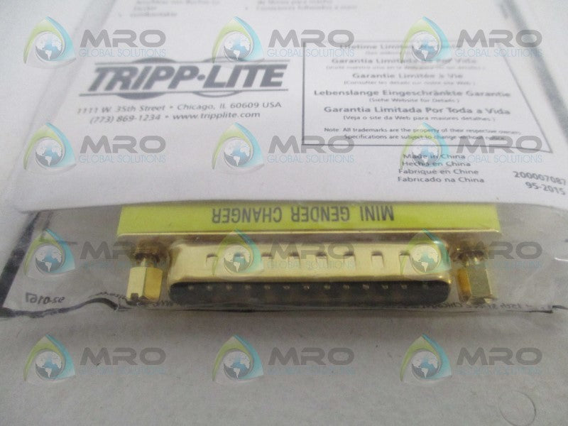 TRIPP-LITE P156-000 COMPACT GOLD GENDER CHANGER DB25 MALE  NSMP