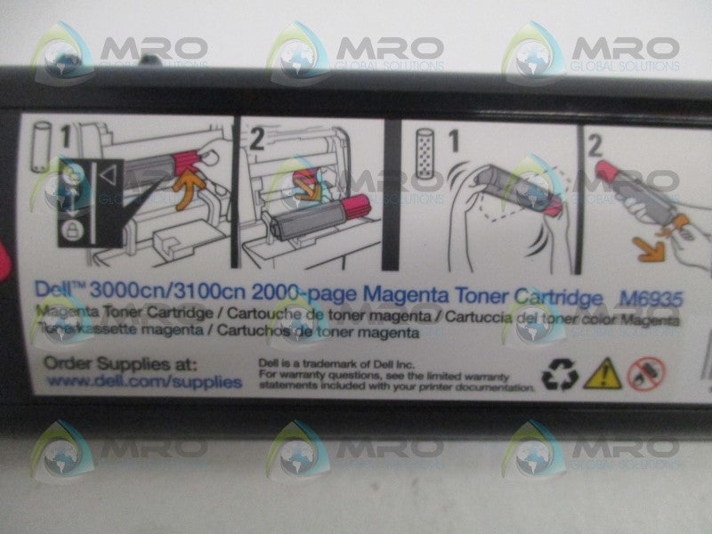 DELL 3000CN/3100CN M6935 2000-PAGE MAGENTA TONER  NSMP