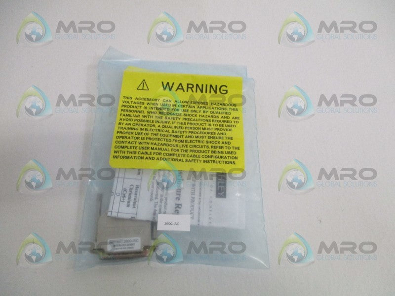 KEITHLEY 2600-IAC INTERLOCK SHORT CONNECTOR * NEW IN FACTORY BAG *