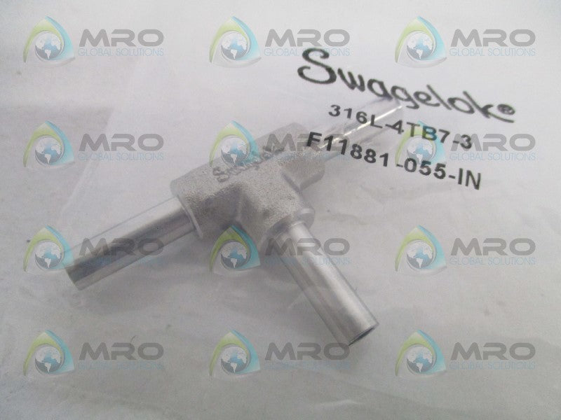 SWAGELOK 316L-4TB7-3 TUBE BUTT WELD UNION TEE * NEW IN FACTORY BAG *