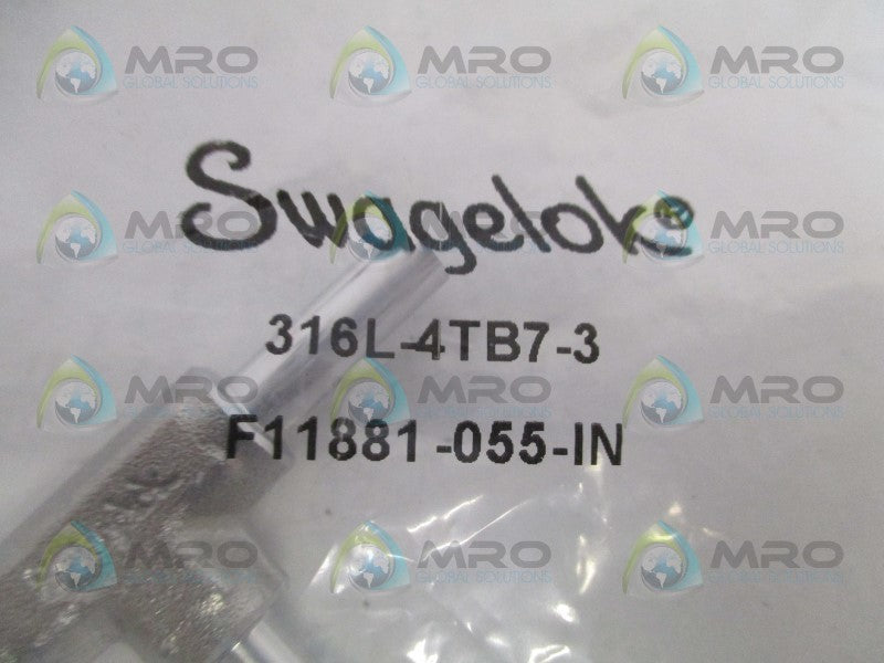 SWAGELOK 316L-4TB7-3 TUBE BUTT WELD UNION TEE * NEW IN FACTORY BAG *