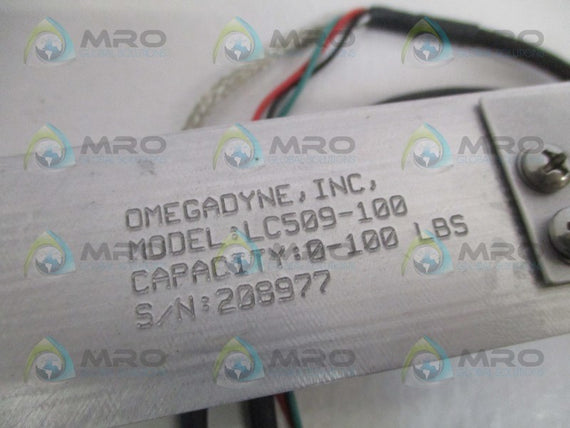 OMEGADYNE LC509-100 LOAD CELL 0-100 LBS * NEW IN BOX *