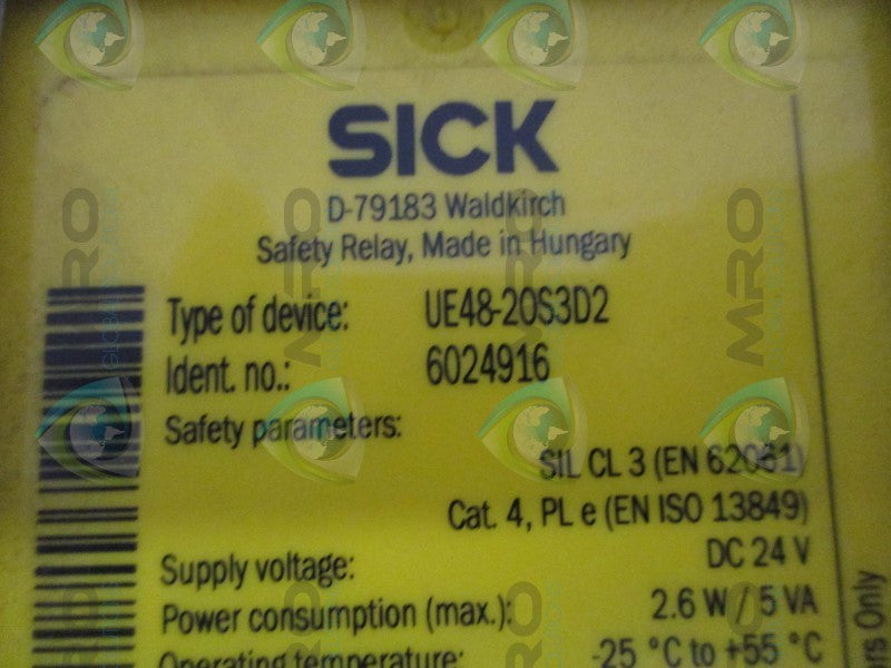 SICK UE48-20S3D2 SAFETY RELAY * FACTORY SEALED *