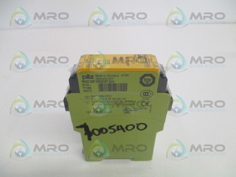 PILZ PNOZX2P24VACDC2n/o SAFETY RELAY * NEW IN ORIGINAL PACKAGE *