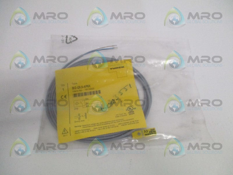 TURCK Bi2-Q5,5-AP6X PROXIMITY SWITCH * NEW IN FACTORY BAG *