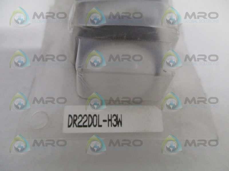 FUJI ELECTRIC DR22D0L-H3W WHITE ROUND PILOT LIGHT * NEW IN ORIGINAL PACKAGE *