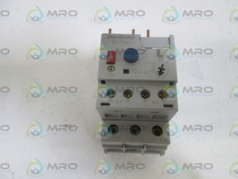 ALLEN BRADLEY OVERLOAD RELAY (0.1-0.5A) 193-ED1AB SER.B  UNMP