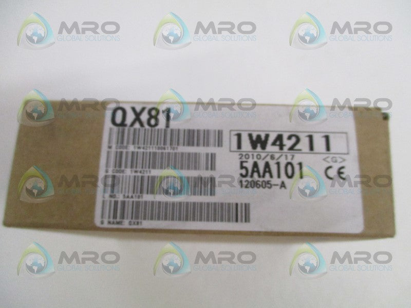 MITSUBISHI MELSEC-Q QX81 INPUT MODULE * FACTORY SEALED *