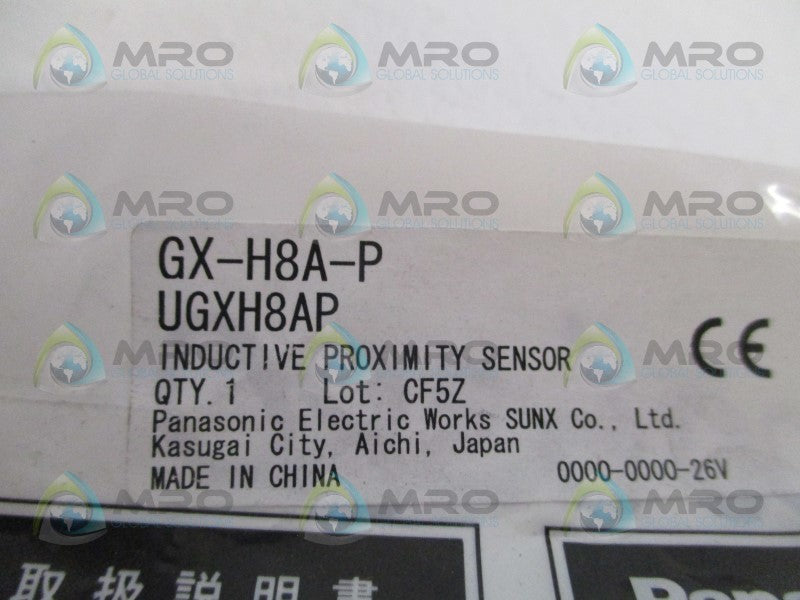 PANASONIC GX-H8A-P INDUCTIVE PROXIMITY SENSOR * NEW IN FACTORY BAG *