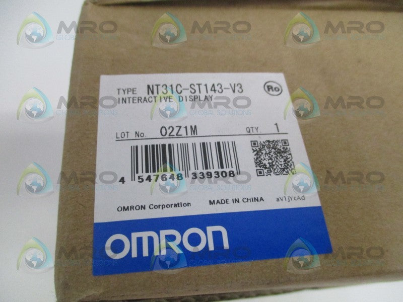 OMRON NT31C-ST143-V3 INTERACTIVE DISPLAY  NSFS