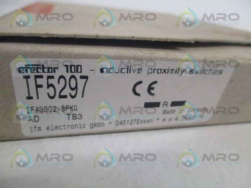 IFM EFECTOR IF5297 INDUCTIVE PROXIMITY SWITCH  NSMP