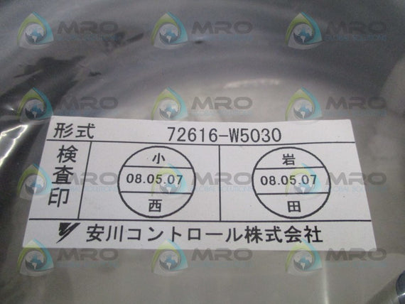 YASKAWA 72616-W5030 SERVO CABLE *NEW IN FACTOR BAG*