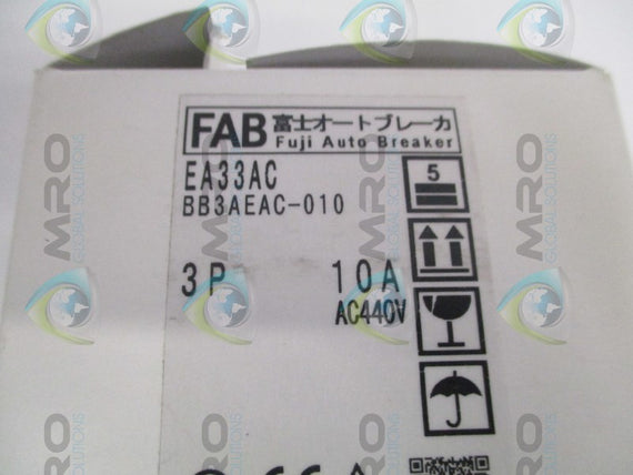 FUJI EA33AC BB3AEAC-010 AUTO BREAKER 10A *NEW IN BOX*