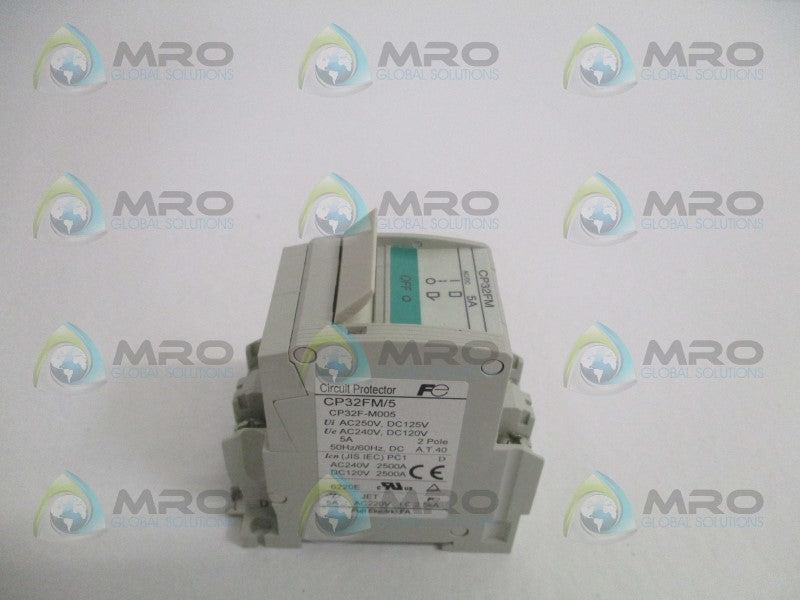 FUJI ELECTRIC CP32FM/5 CIRCUIT PROTECTOR 5A *NEW IN BOX*