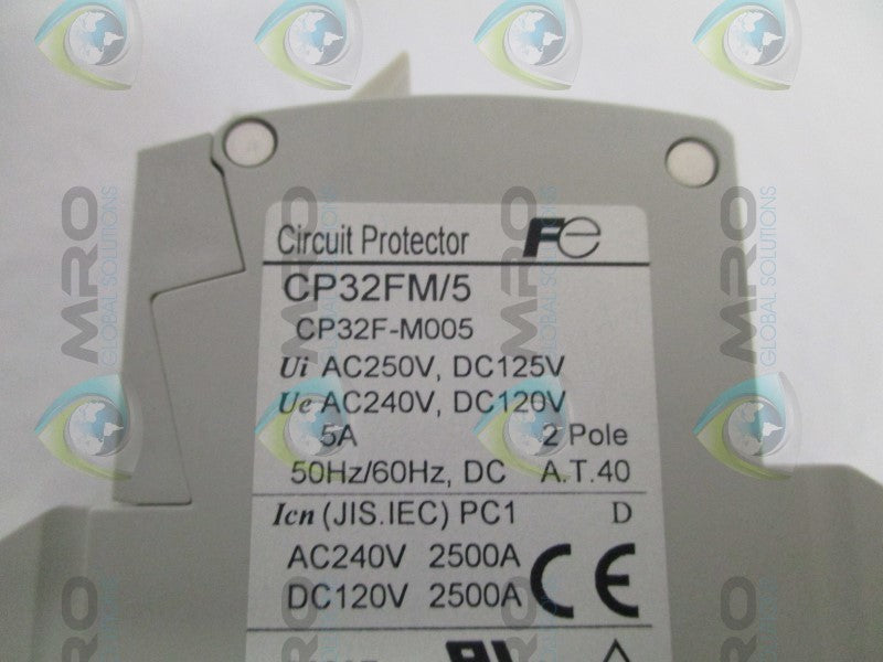 FUJI ELECTRIC CP32FM/5 CIRCUIT PROTECTOR 5A *NEW IN BOX*