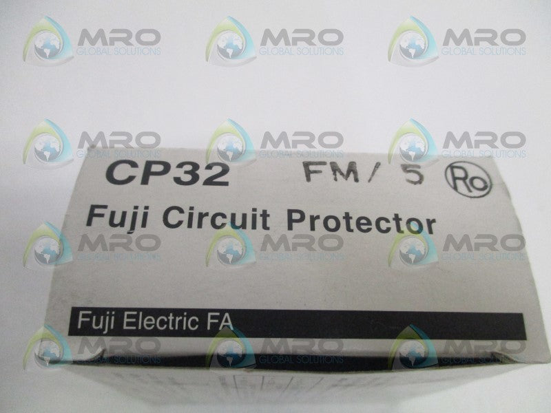 FUJI ELECTRIC CP32FM/5 CIRCUIT PROTECTOR 5A *NEW IN BOX*