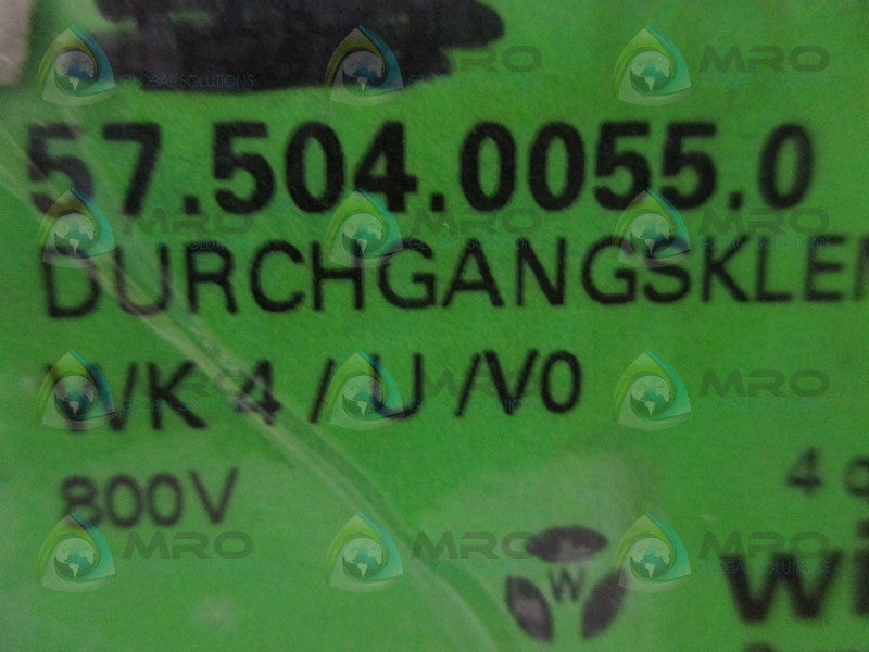 WIELAND 57.504.0055.0 TERMINAL BLOCK  NSNP