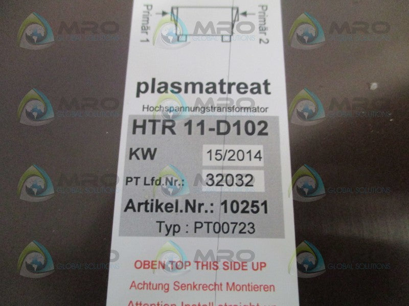 PLASMATRET HTR11-D102 PT00723 TRANSFORMER *NEW NO BOX*