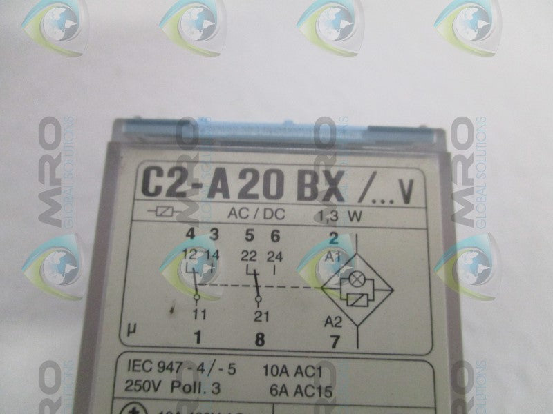 RELECO C2-A20BX RELAY 24VADC *USED*