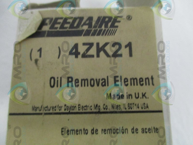 SPEEDAIRE 4ZK21 OIL REMOVAL ELEMENT *NEW IN BOX*