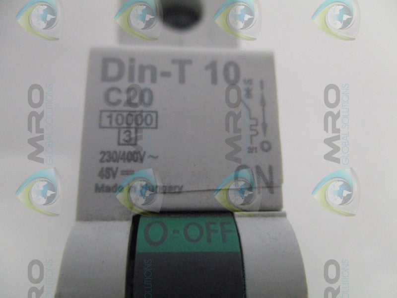 NHP TERASAKI 675832 N17481 CIRCUIT BREAKER 20A 230/400V *NEW NO BOX*