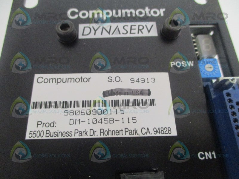 COMPUMOTOR DYNASERV DM-1045B-115 SD1045B62 SERVO DRIVE  NSNP