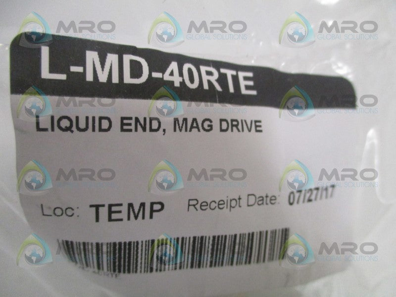INDUSTRIAL MRO L-MD-40RTE MAG DRIVE LIQUID END *NEW IN FACTORY BAG*