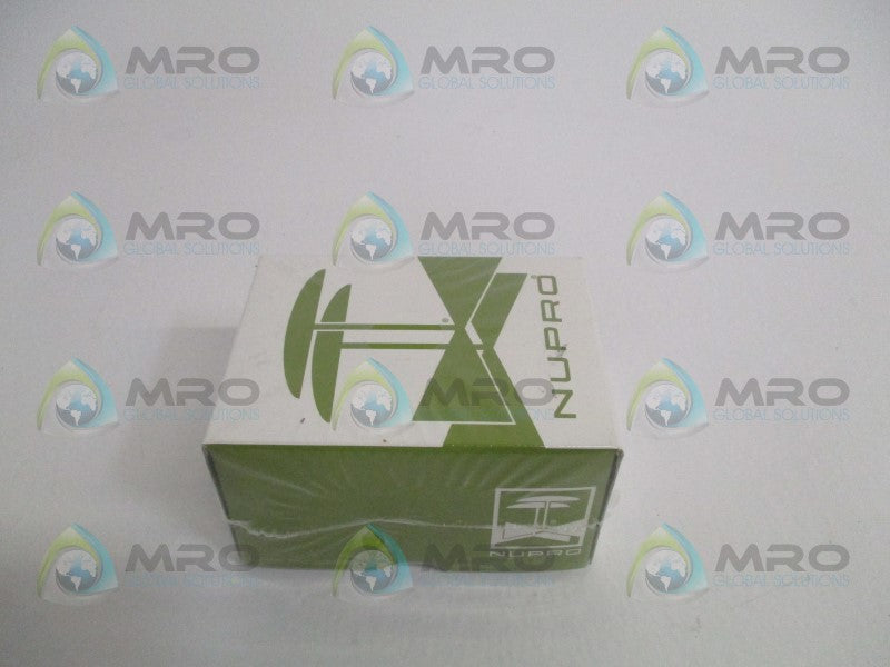 NUPRO SS-4BK-V51-1C BELLOWS SEALED VALVE *FACTORY SEALED*