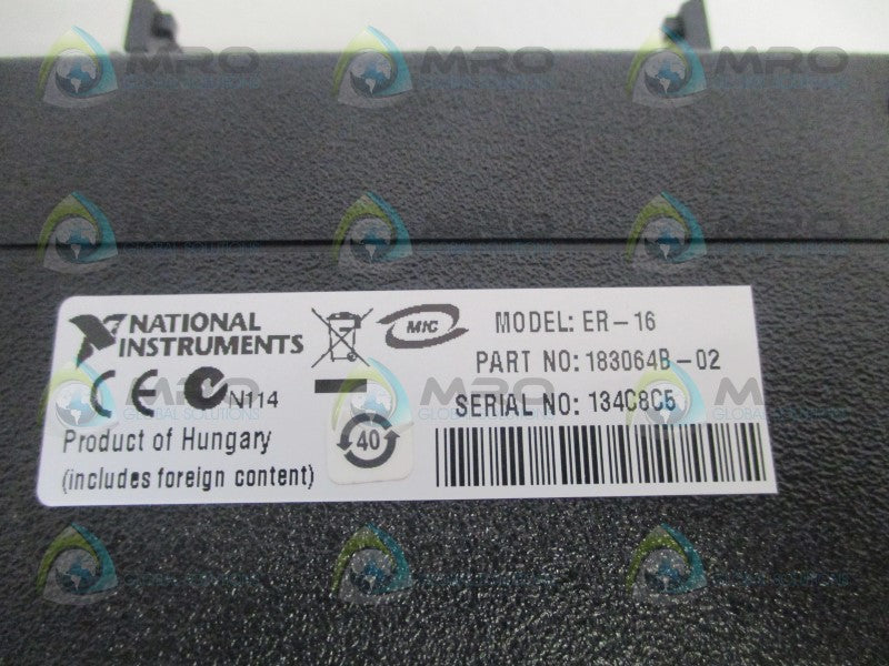 NATIONAL INSTRUMENTS ER-16 MODULE ASSEMBLY *NEW NO BOX*