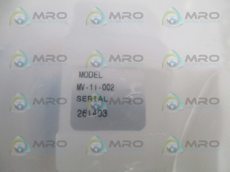 INDUSTRIAL MRO MV-11-202 FLOW METER *NEW IN FACTORY BAG*