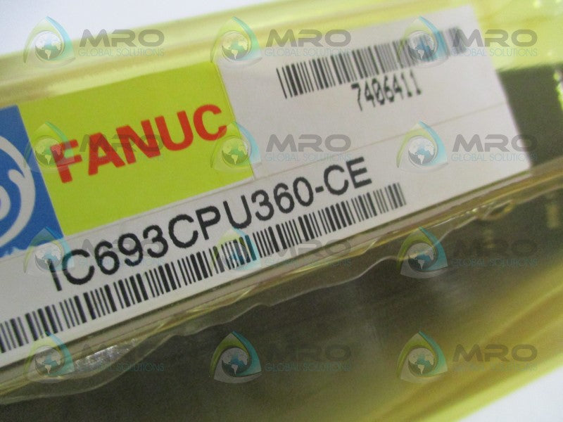GE FANUC IC693CPU360-CE CPU MODULE 240K USER MEMORY *ORIGINAL PACKAGE*