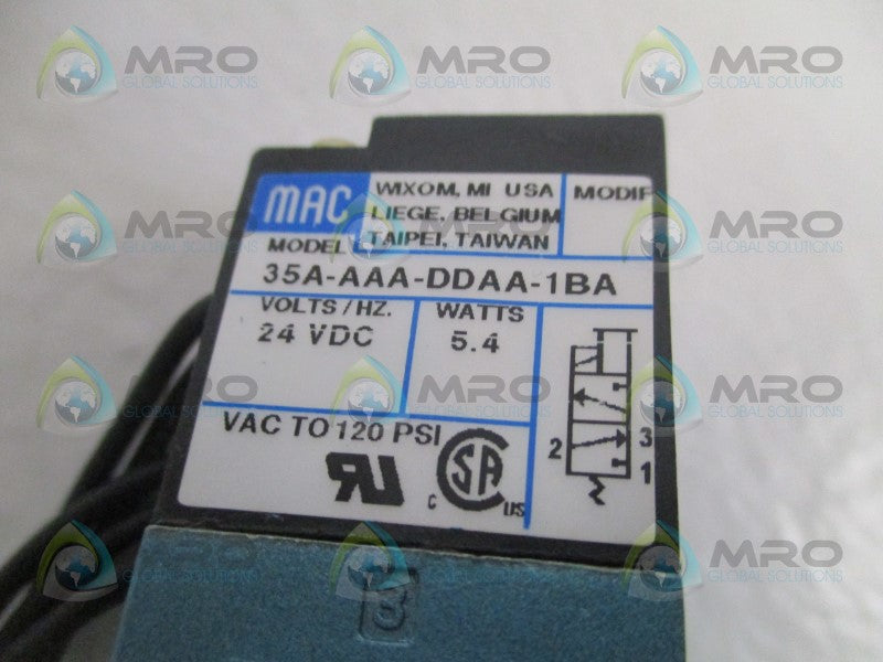 MAC 35A-AAA-DDAA-1BA SOLENOID VALVE *NEW IN BOX*