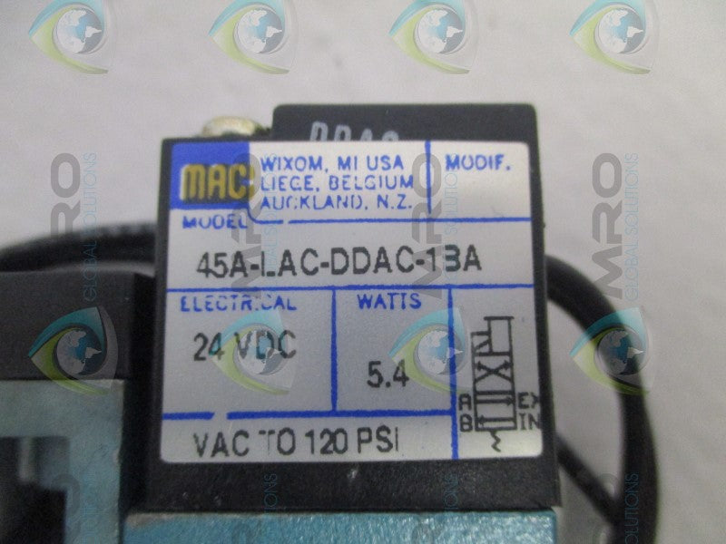 MAC 45A-LAC-DDAC-1BA SOLENOID VALVE *NEW IN BOX*