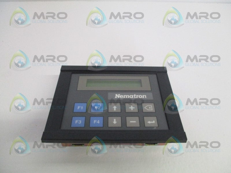 NEMATRON IWS-30 OPERATOR INTERFACE DISPLAY PANEL *NEW NO BOX*
